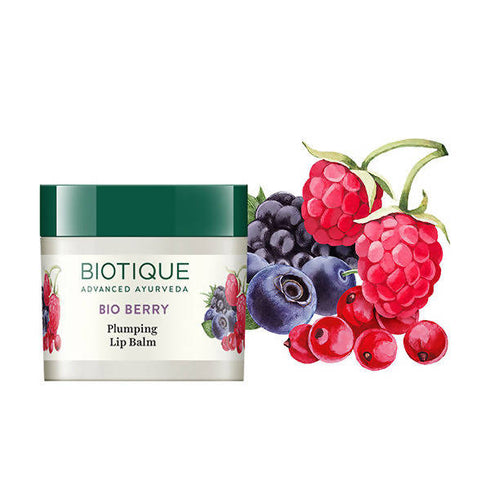 Biotique Advanced Ayurveda Bio Berry Plumping Lip Balm 120g